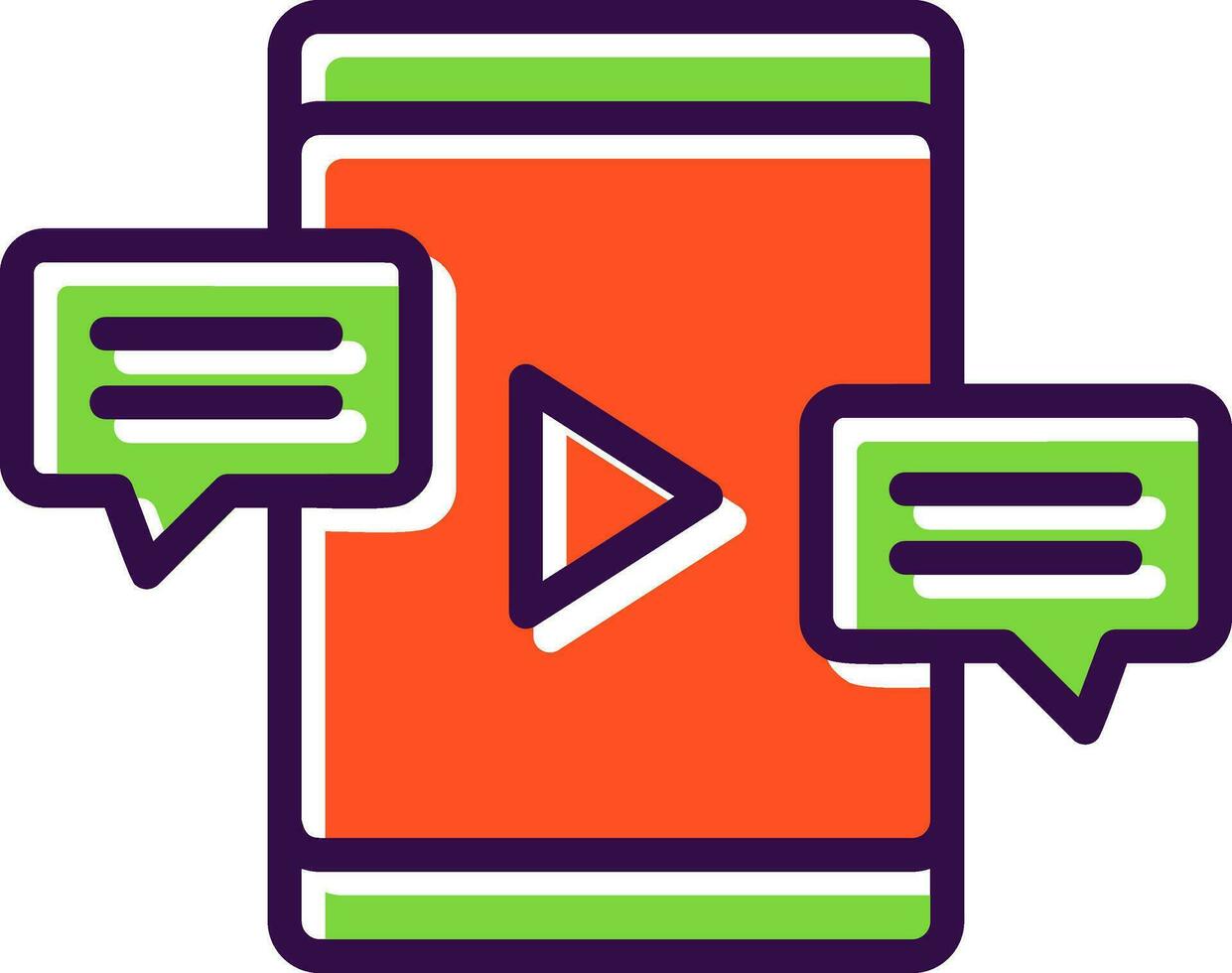Comment Vector Icon Design