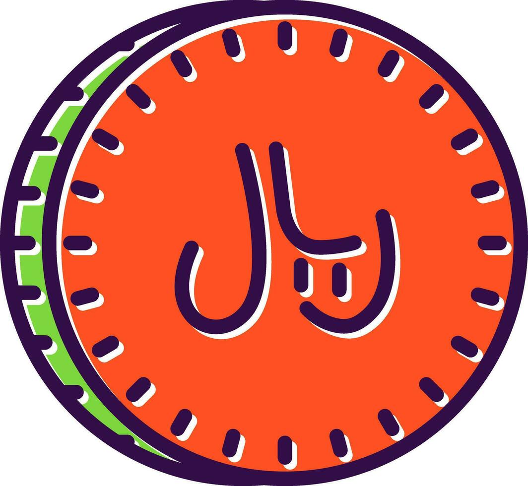 Riyal Vector Icon Design