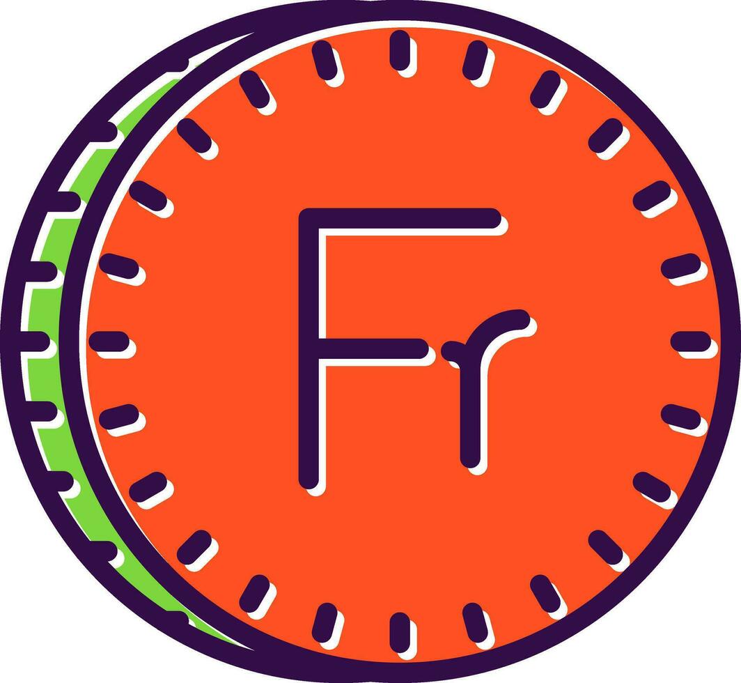 Franc Vector Icon Design