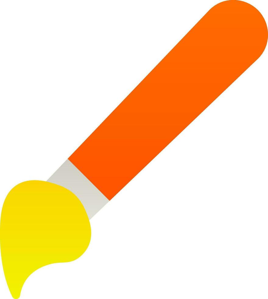 Paint Brush Vector Icon Design