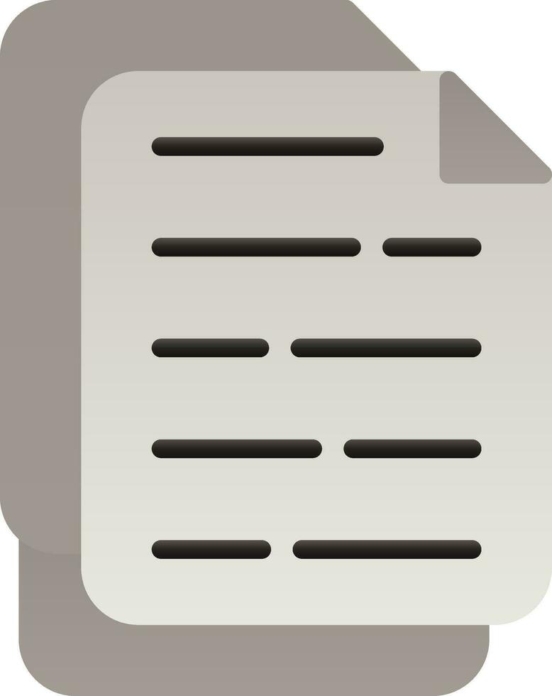 diseño de icono de vector de documento