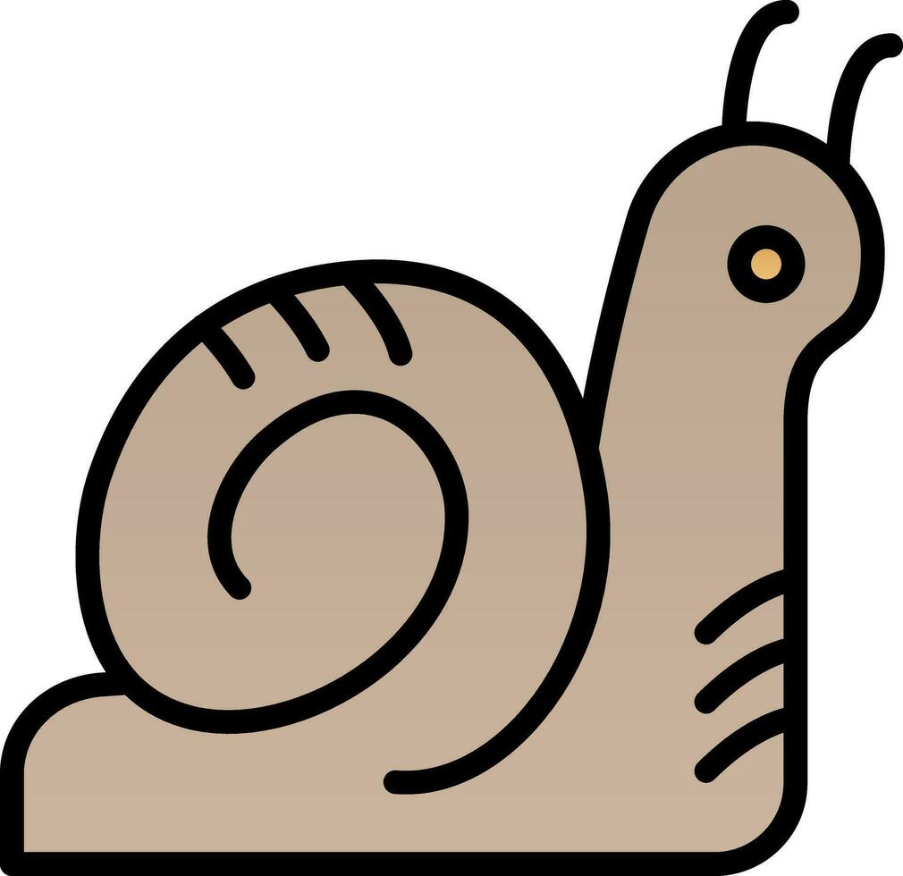 Snail Vector Icon Design