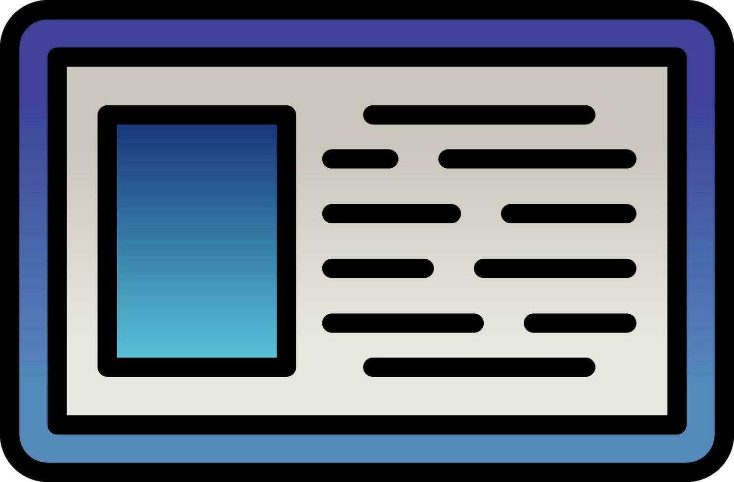 Business Cards Vector Icon Design