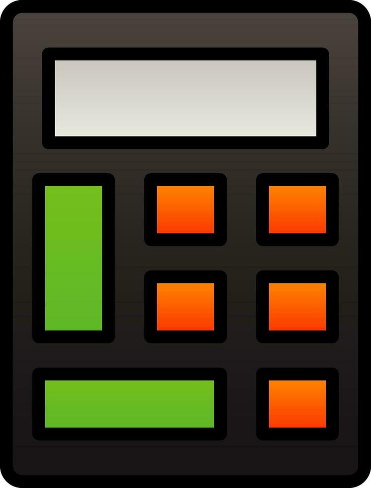 Calculator Vector Icon Design