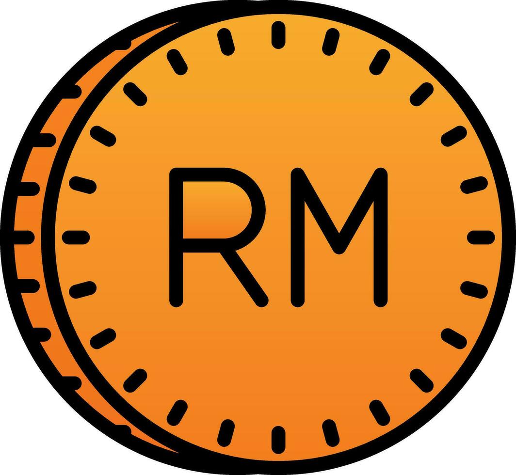 Ringgit Vector Icon Design