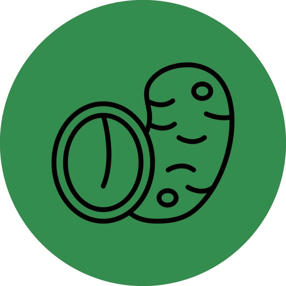 Potato Vector Icon Design