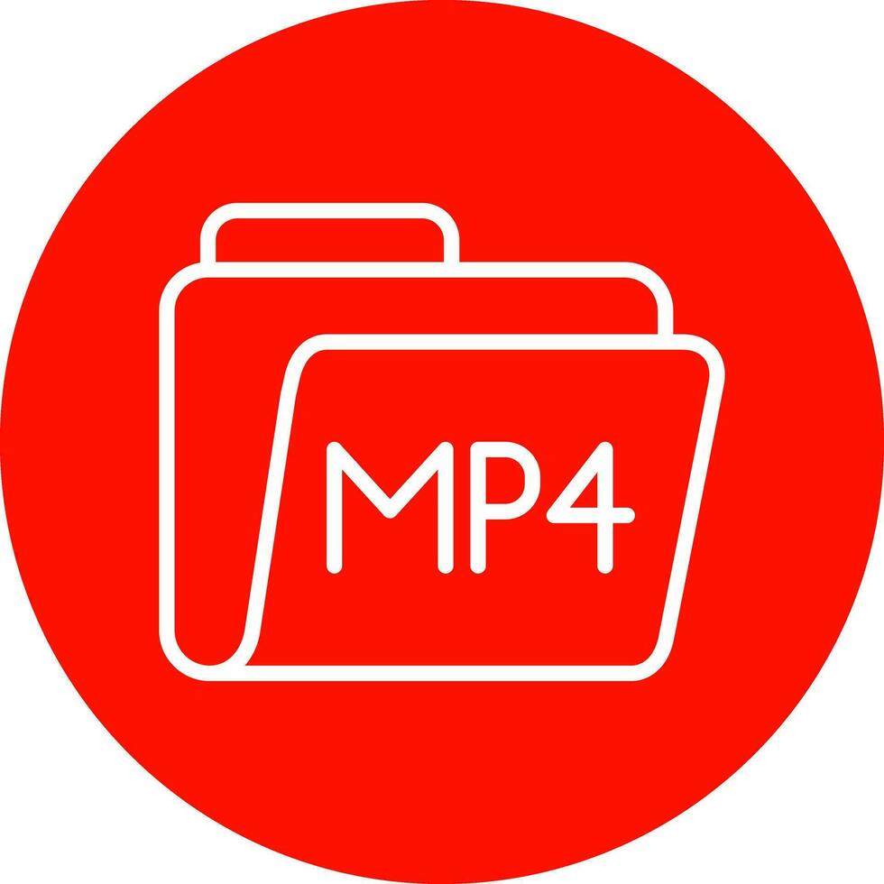 Mp4 Vector Icon Design
