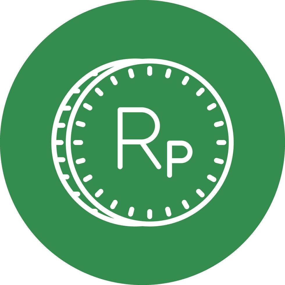 Indonesian Rupiah Vector Icon Design