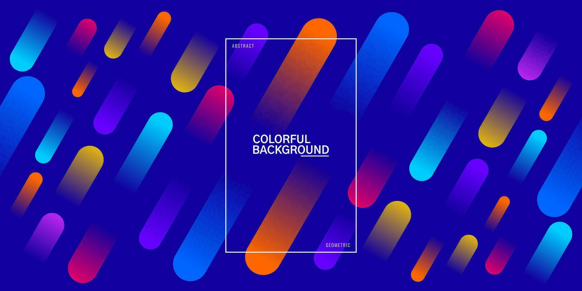 Premium colorful abstract background with geometric gradient modern shapes vector