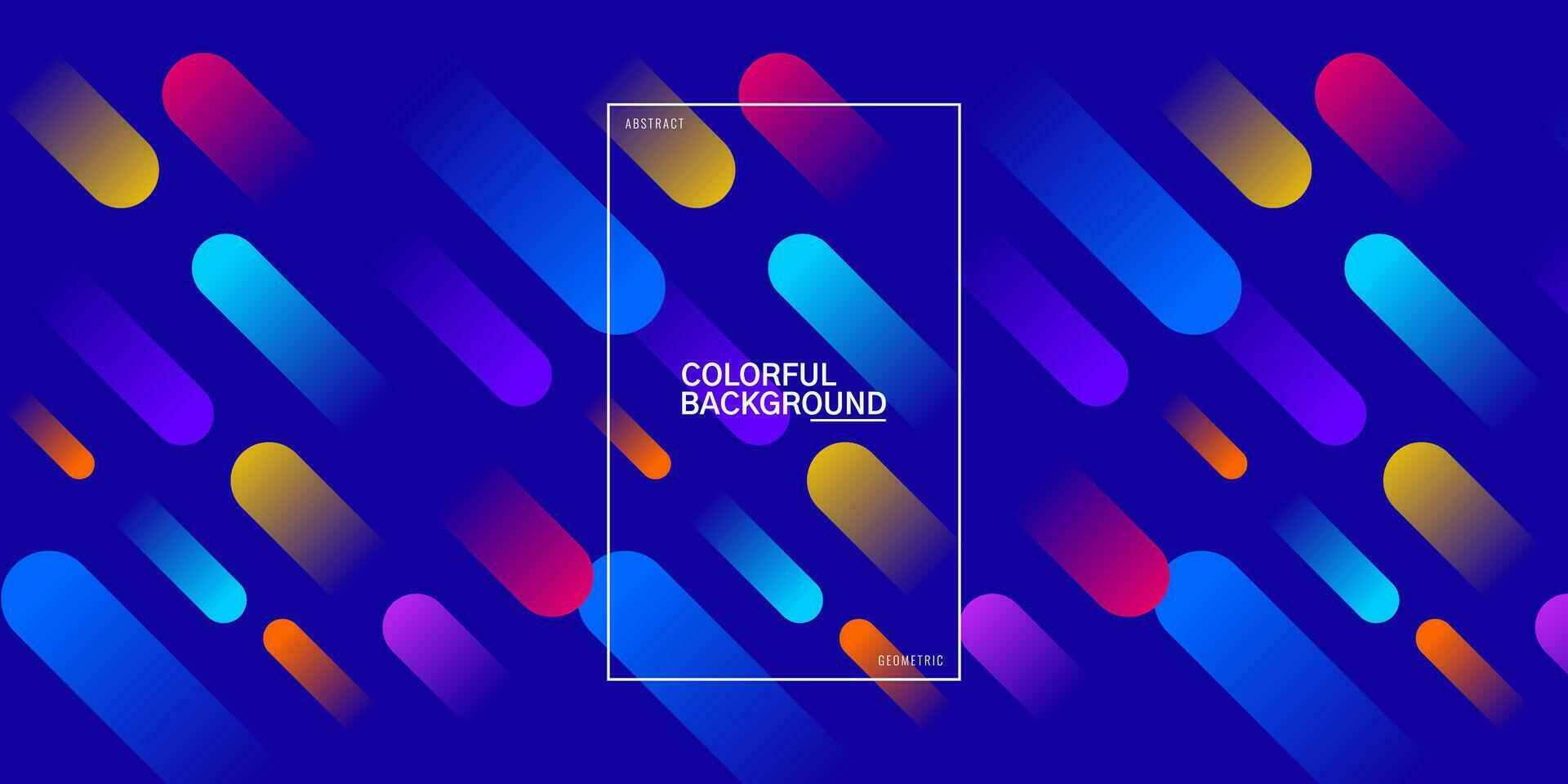 Premium colorful abstract background with geometric gradient modern shapes vector