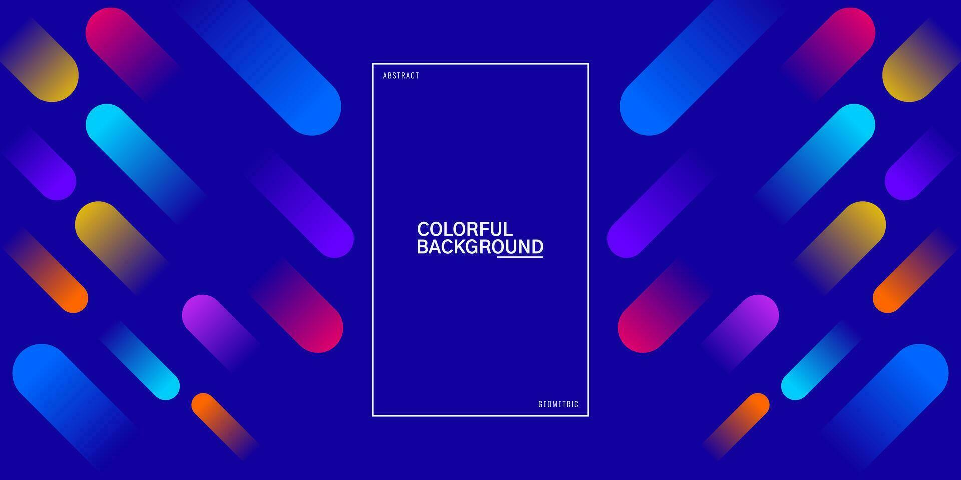 Premium colorful abstract background with geometric gradient modern shapes vector