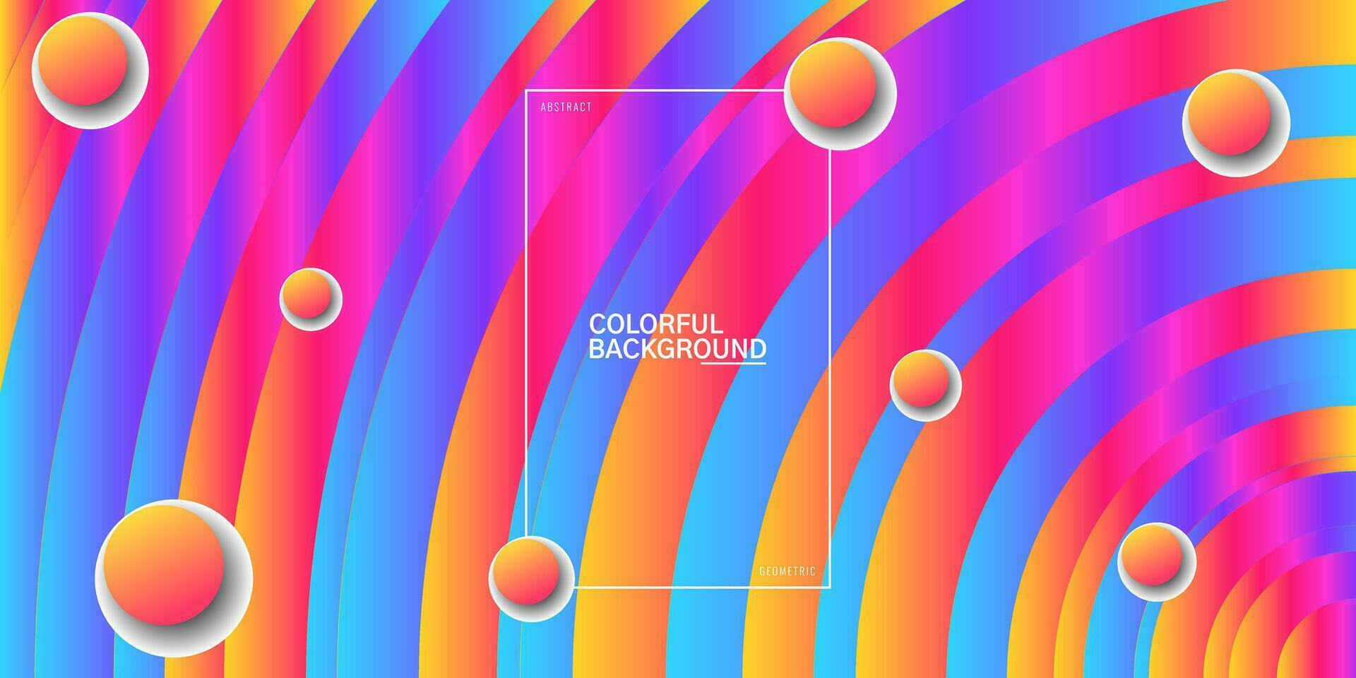 Premium colorful abstract background with geometric gradient modern shapes vector