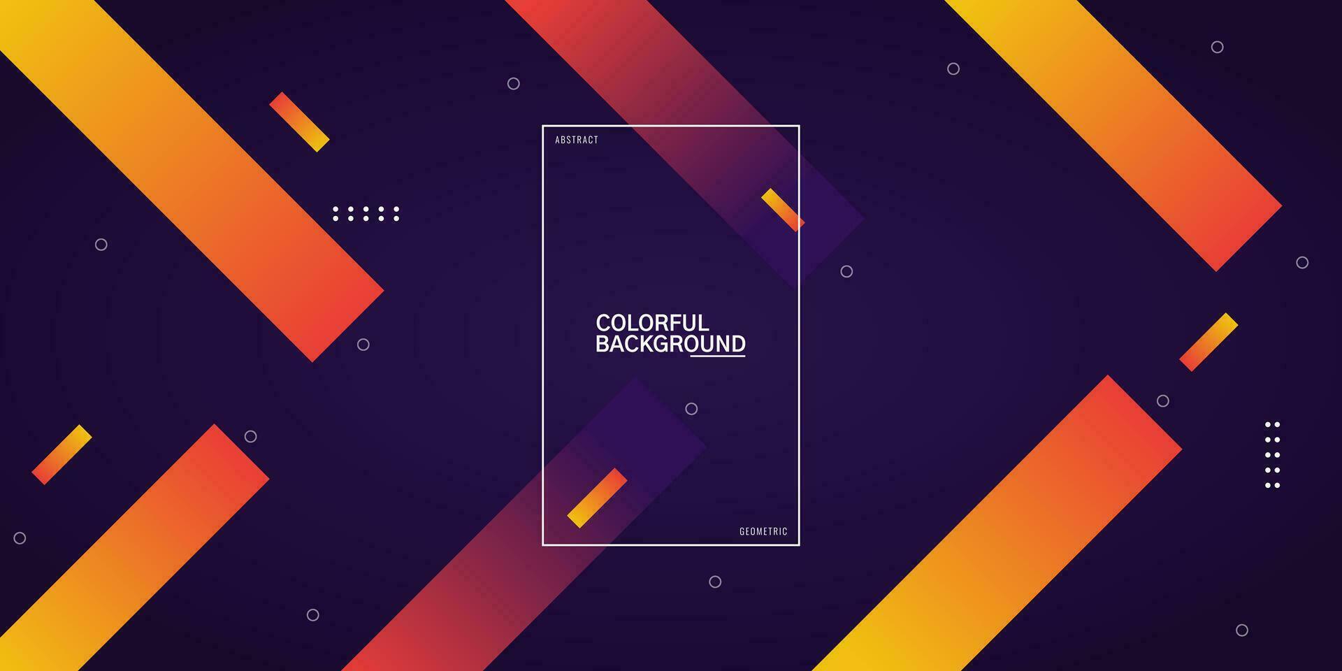 Premium colorful abstract background with geometric gradient modern shapes vector