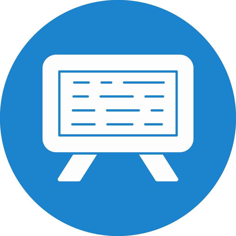 Chalkboard Vector Icon Design