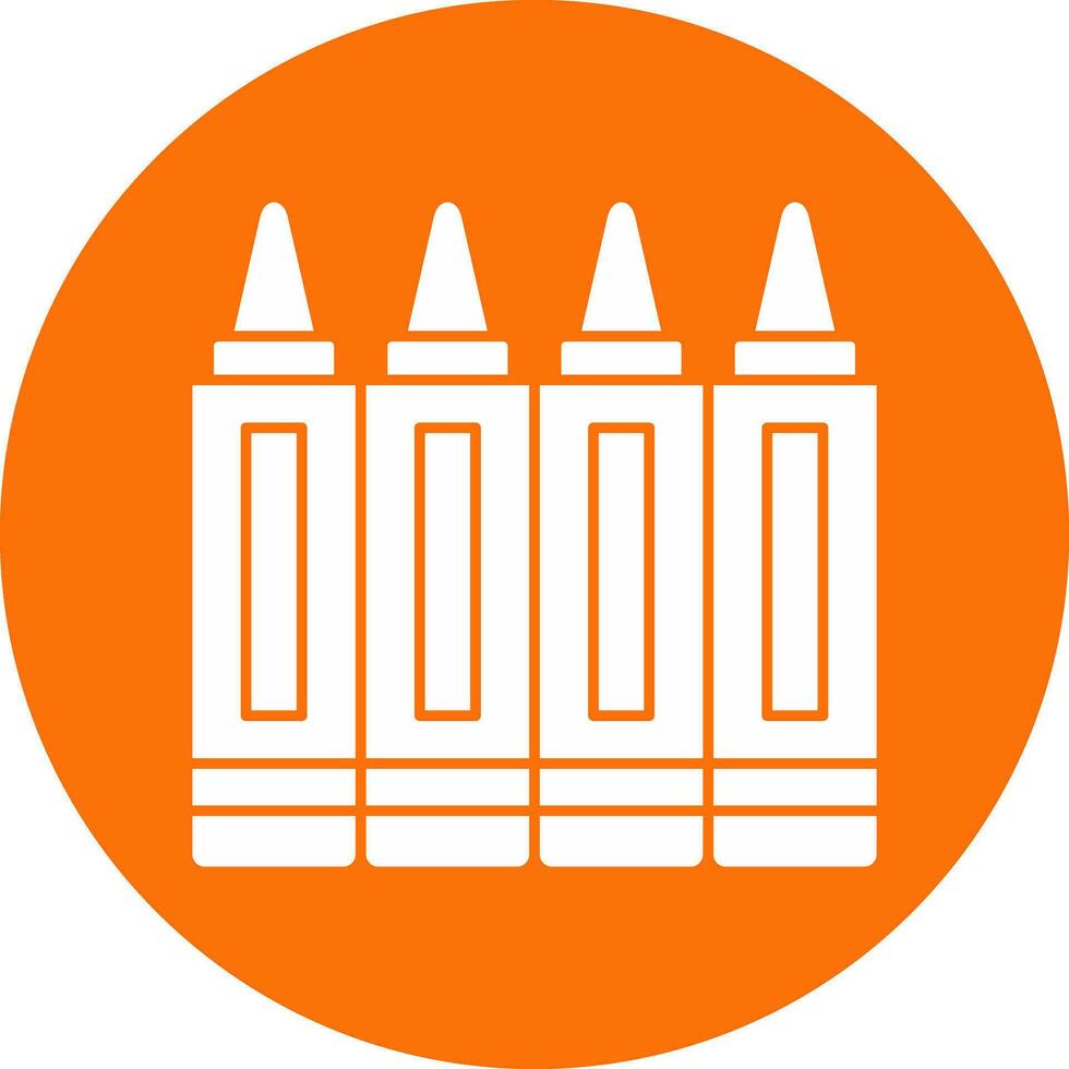 Crayons Vector Icon Design