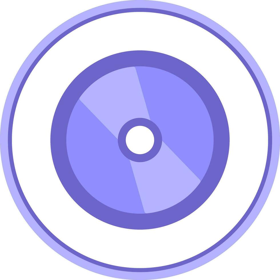 Compact Disk Vector Icon Design