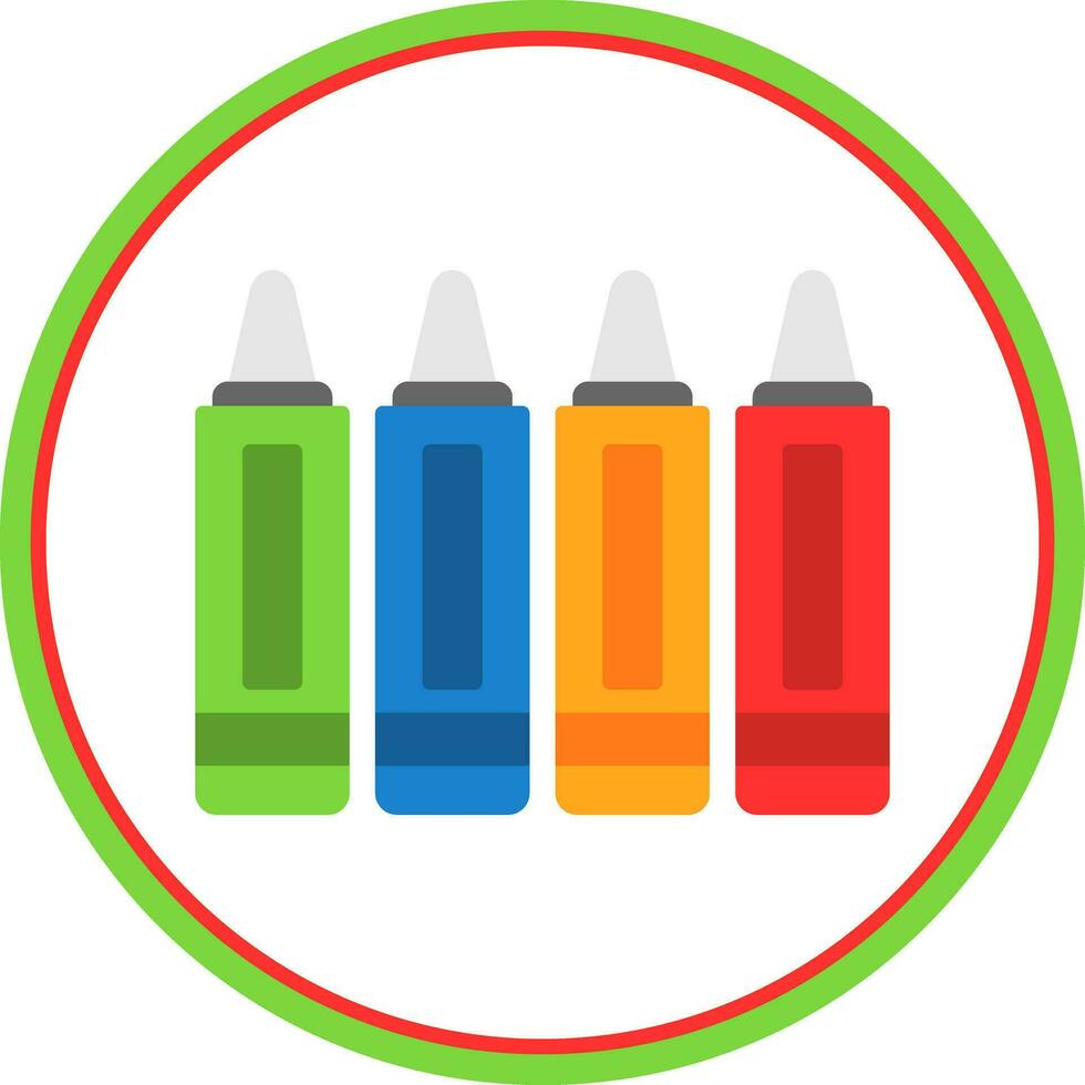 Crayons Vector Icon Design
