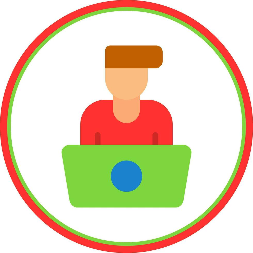 Content Creator Vector Icon Design