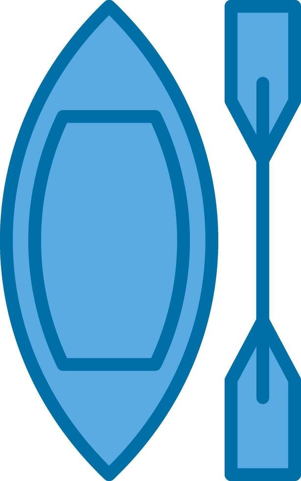 Canoe Vector Icon Design