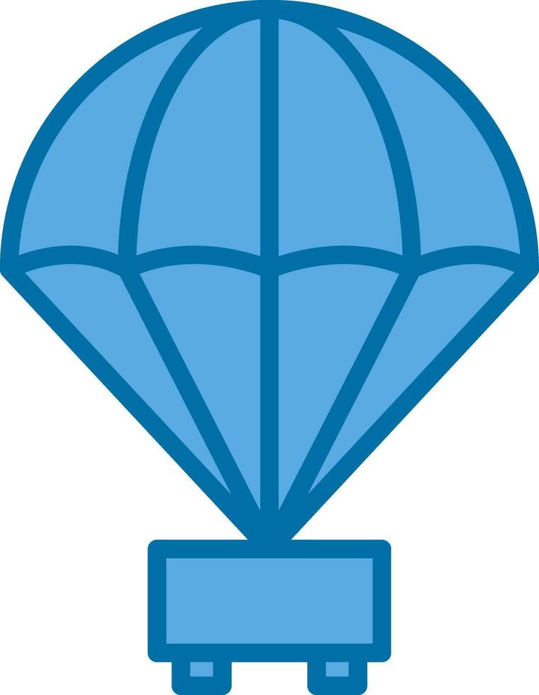 Parachute Vector Icon Design