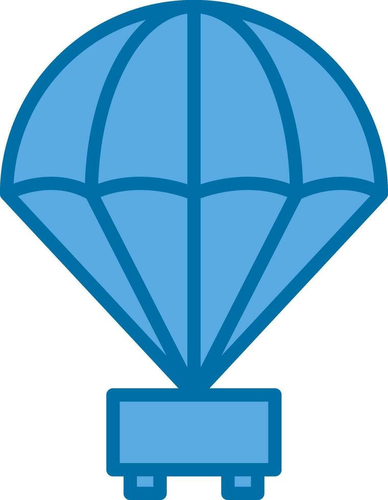 Parachute Vector Icon Design