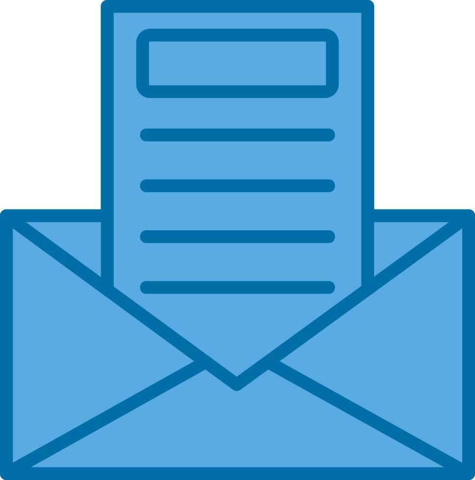 Newsletter Vector Icon Design