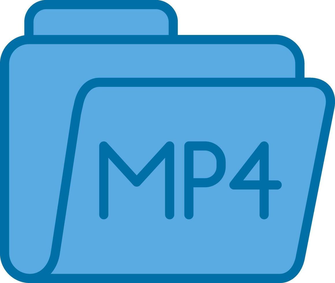 Mp4 Vector Icon Design