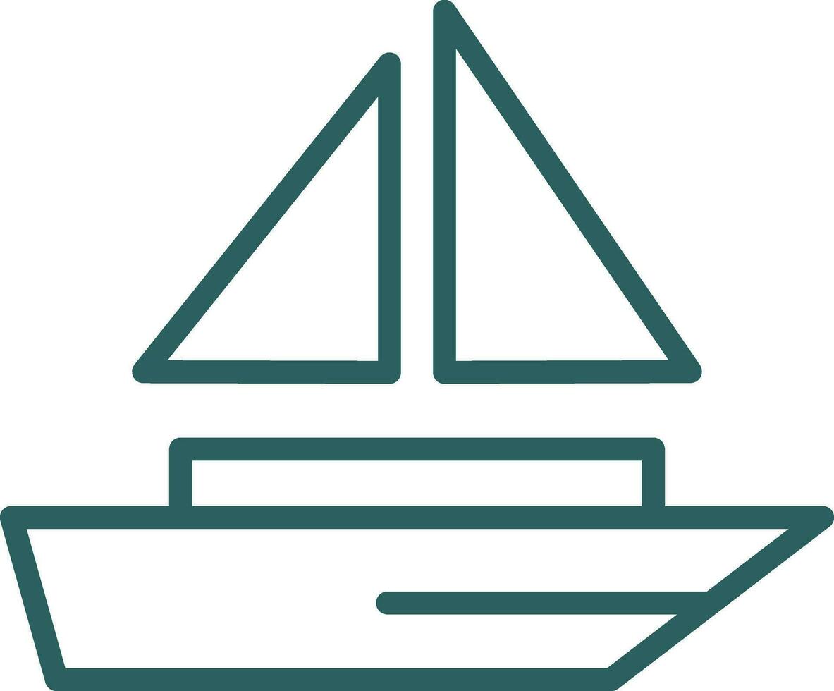 Sailing Vector Icon Design