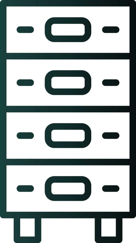 Drawer Vector Icon Design