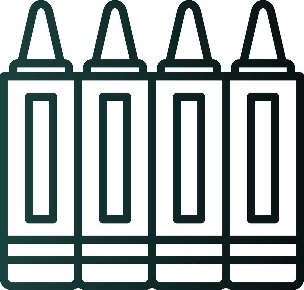 Crayons Vector Icon Design