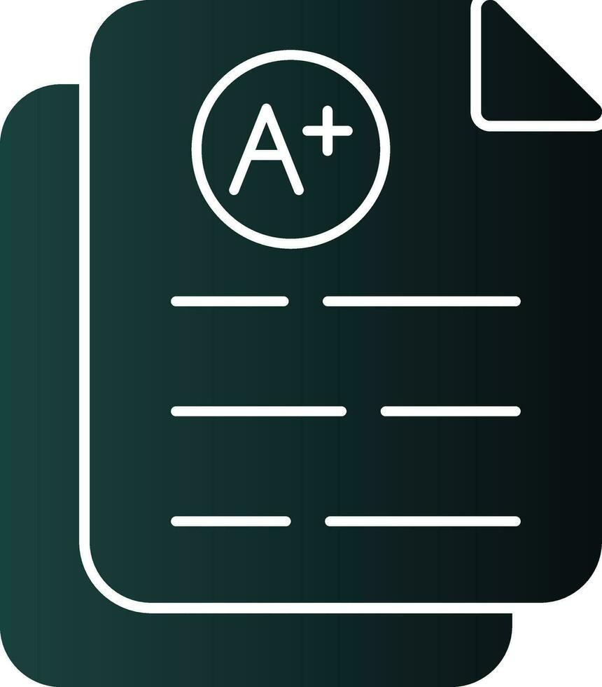 Grades Vector Icon Design