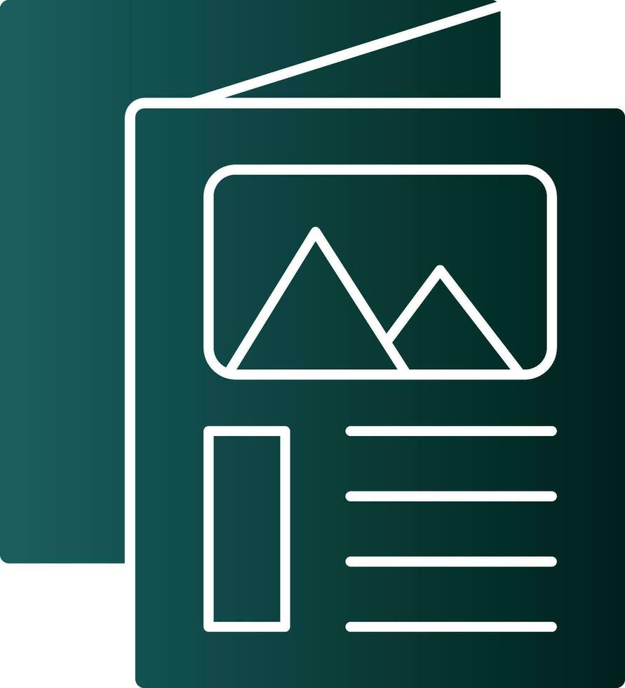 Brochure Vector Icon Design