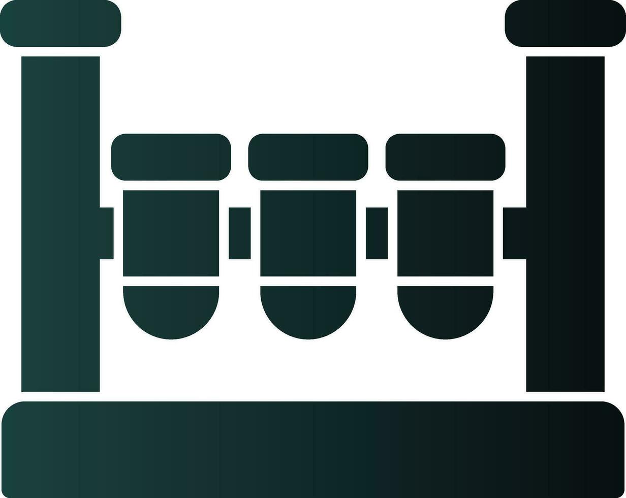 Test Tubes Vector Icon Design