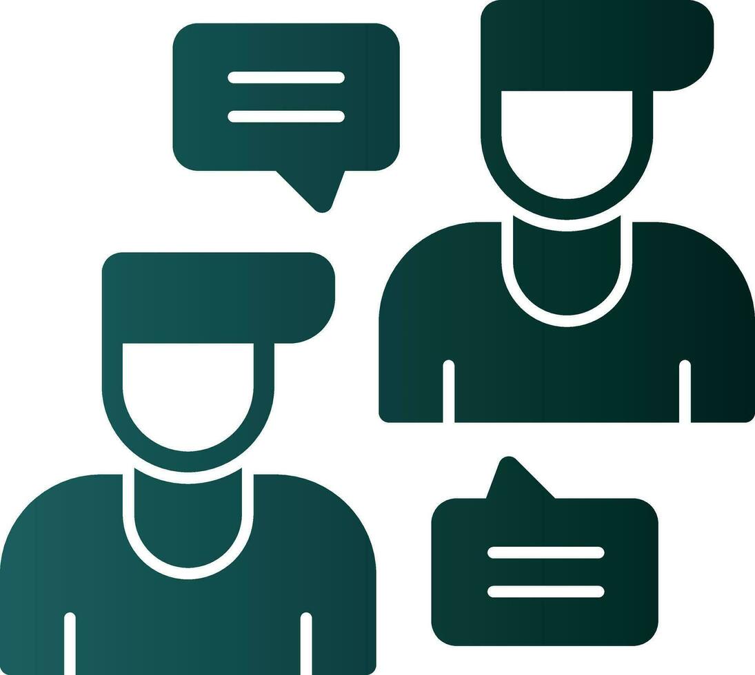Forum Vector Icon Design