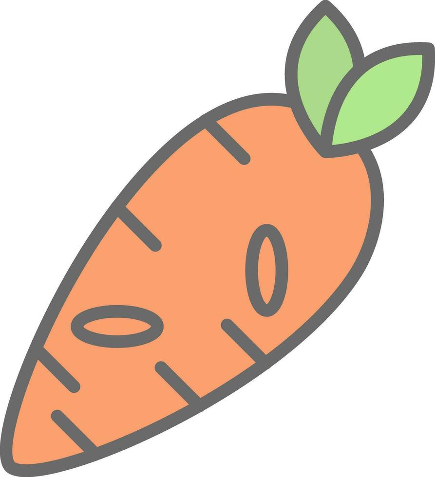 Carrot Vector Icon Design