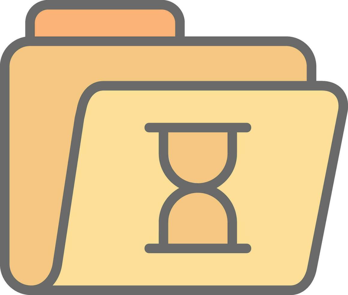 Hourglass Vector Icon Design