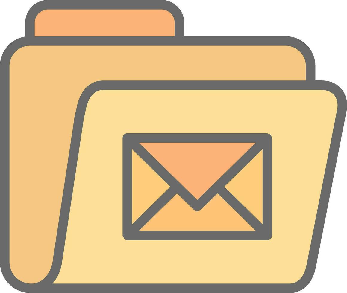 diseño de icono de vector de correo