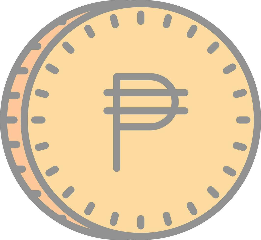 Philippine Peso Vector Icon Design