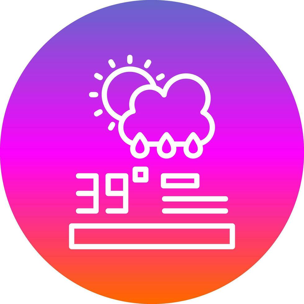 pronóstico analítica vector icono diseño