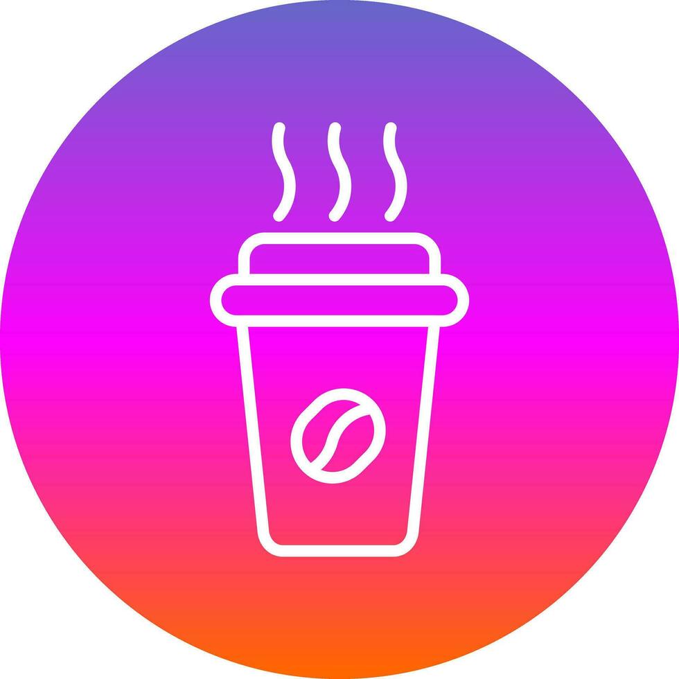 Coffee Cup Vector Icon Design