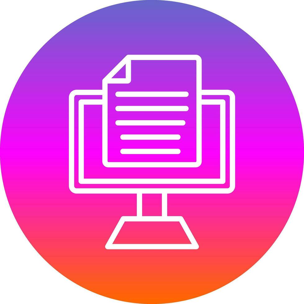 Blog Vector Icon Design