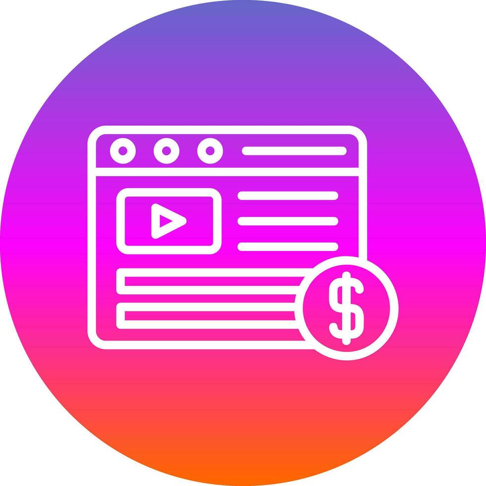 Monetization Vector Icon Design