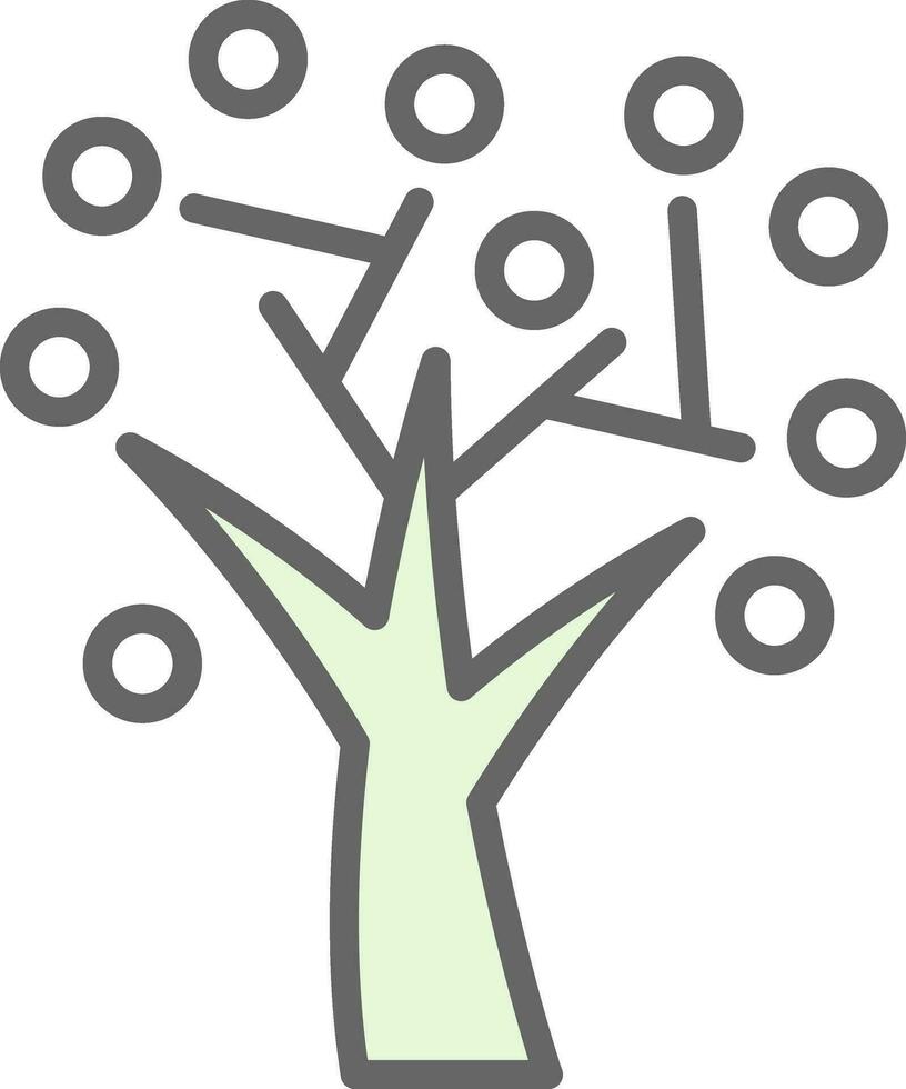 Autumn Tree Vector Icon Design
