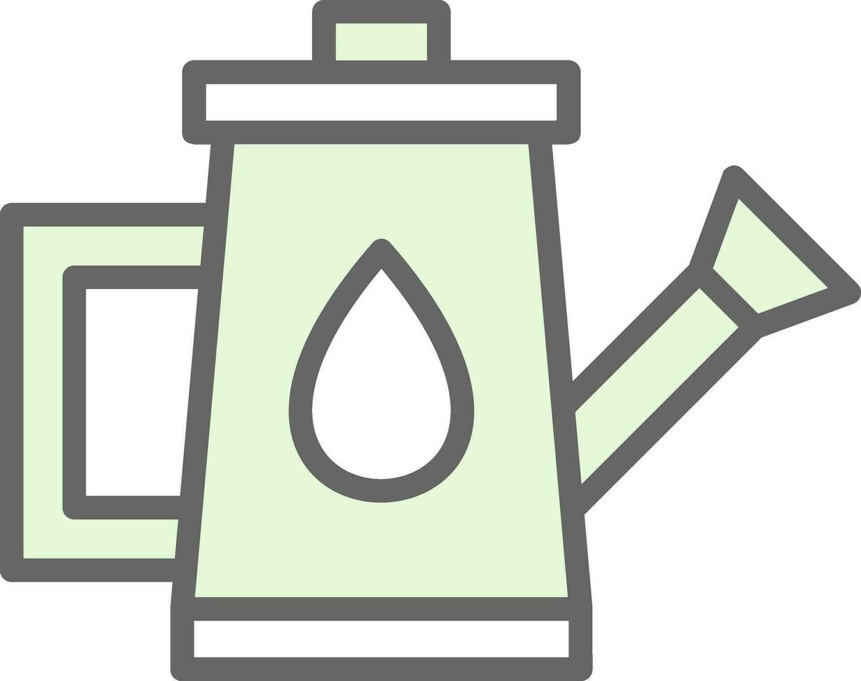 Watering Can Vector Icon Design
