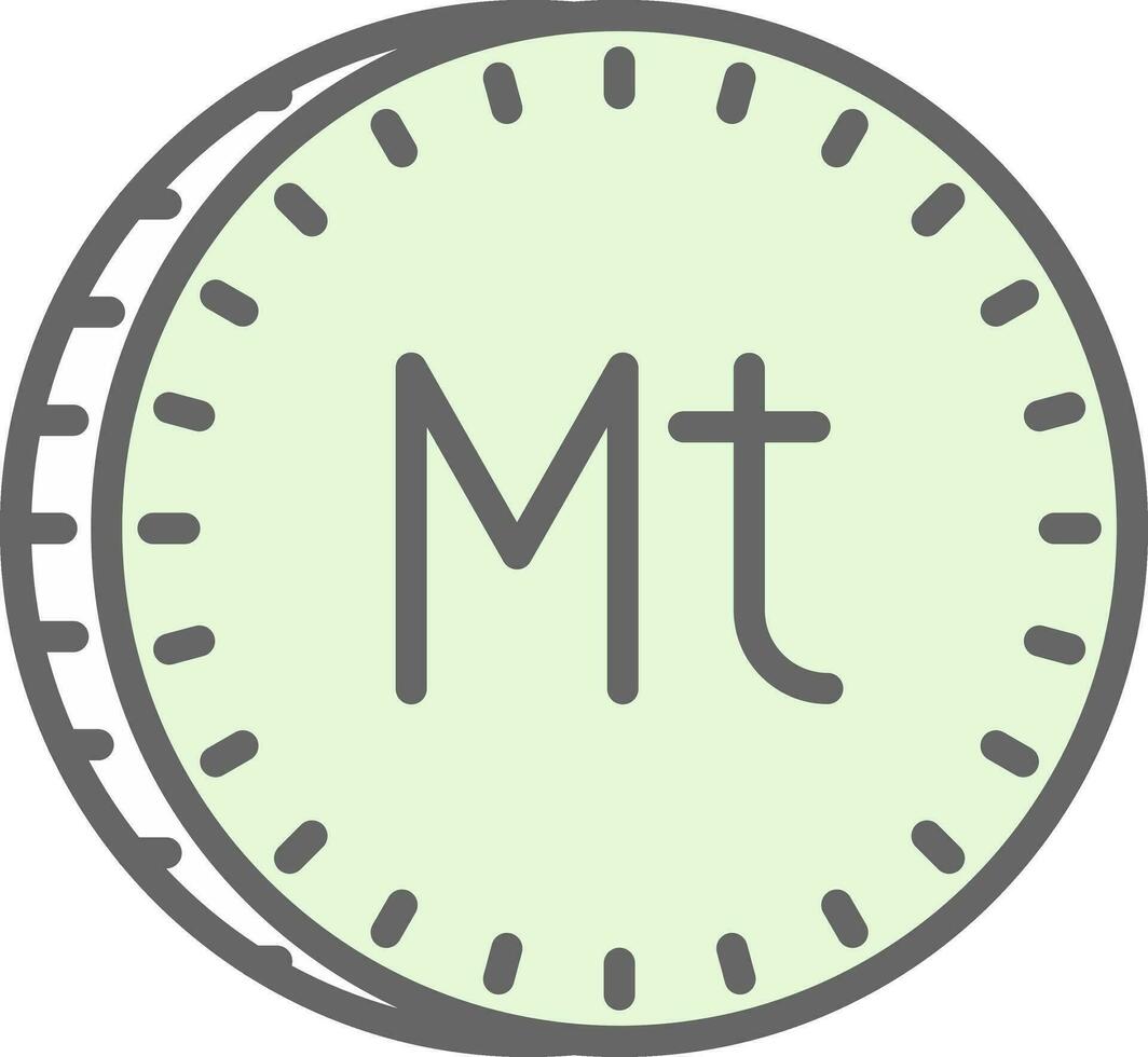 Metical Vector Icon Design