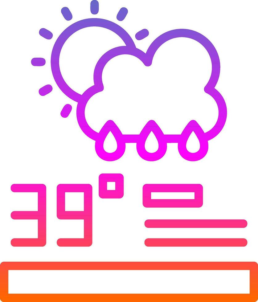 Forecast Analytics Vector Icon Design