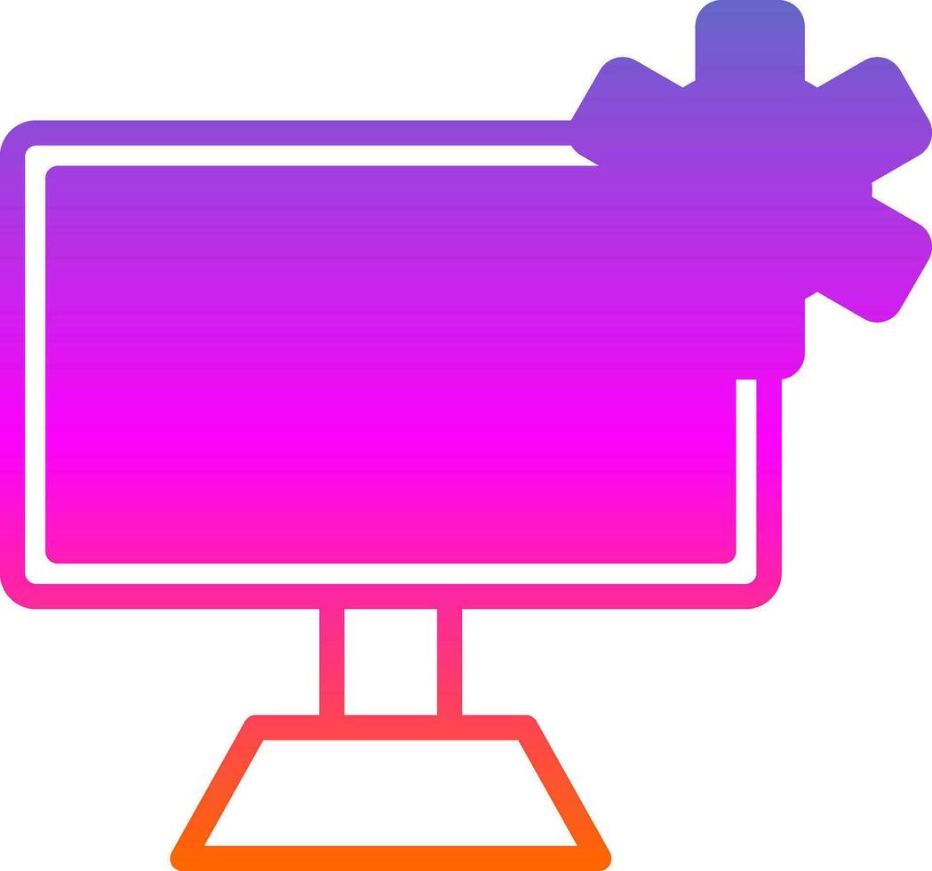 Content Management System Vector Icon Design
