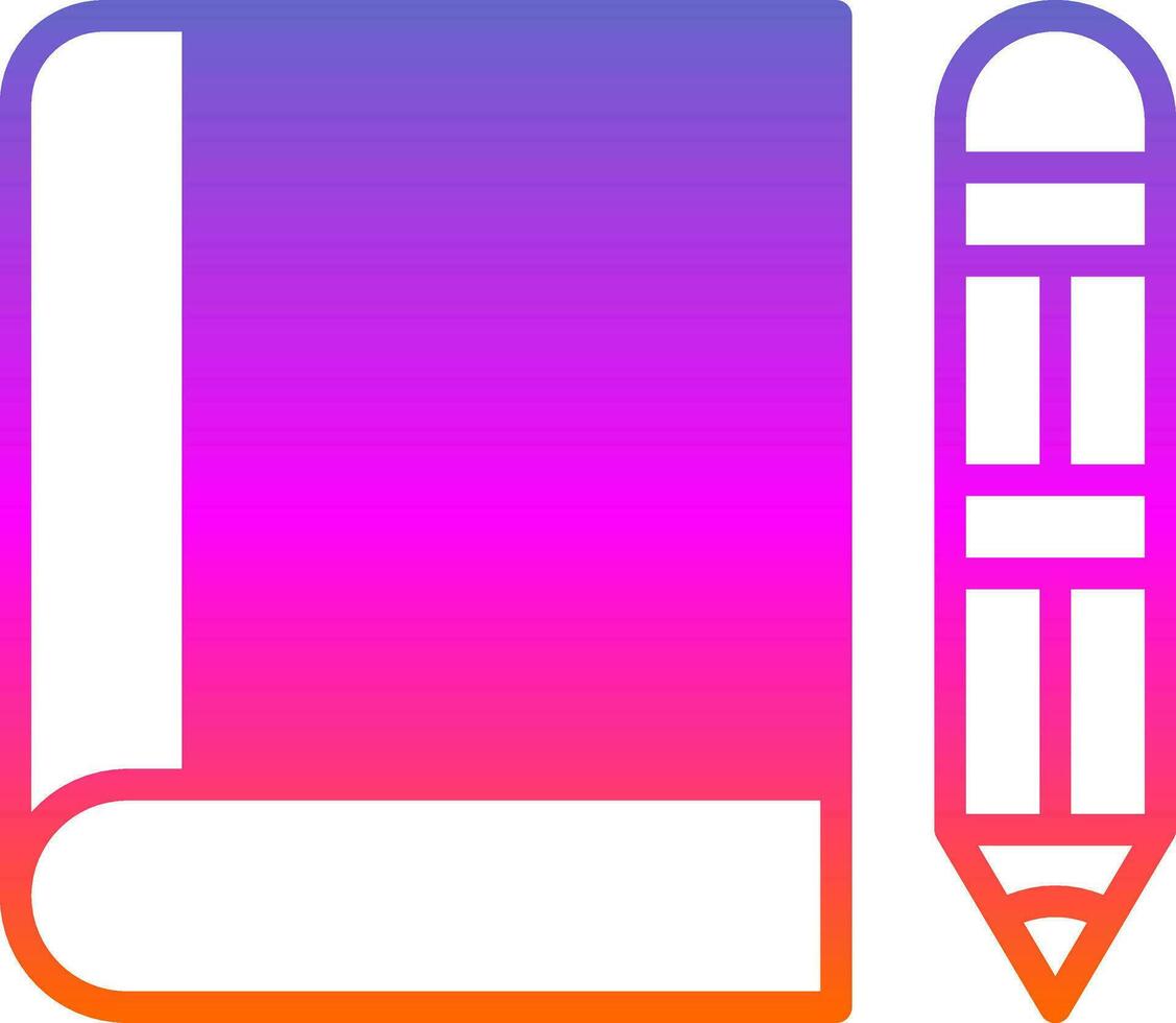 Notebook Vector Icon Design