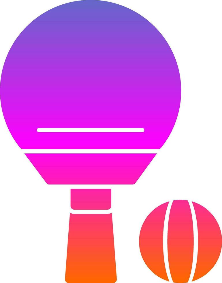 Ping Pong Vector Icon Design