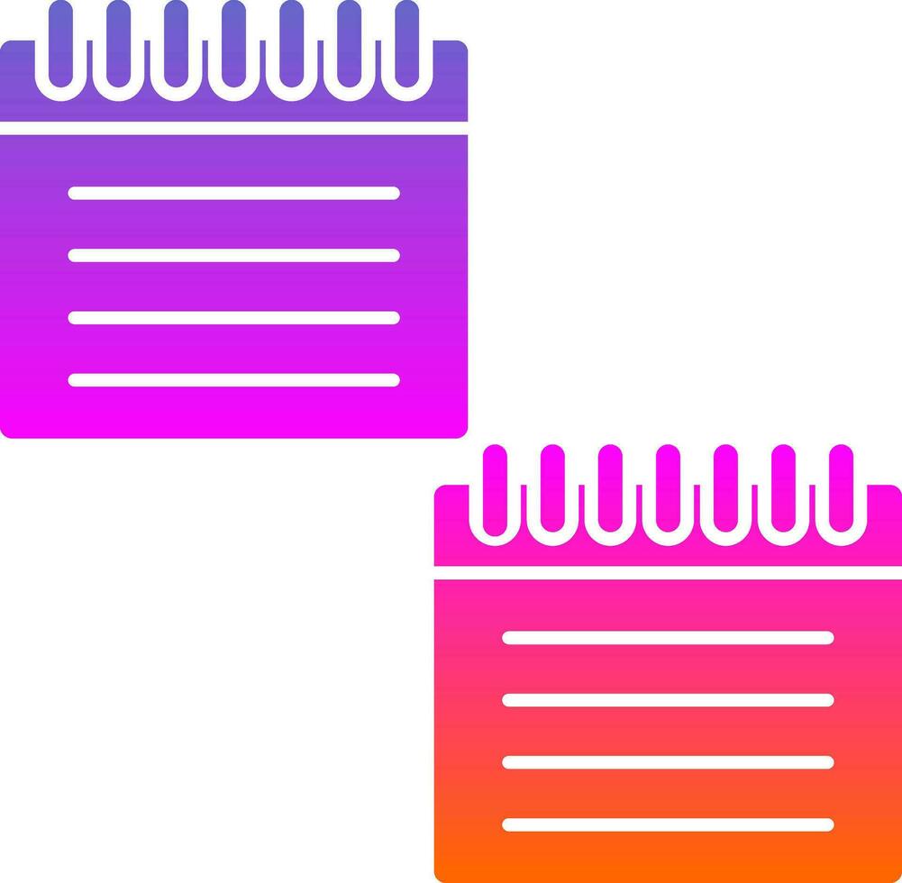 Notes Vector Icon Design